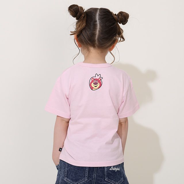 【ベビードール】ロッツォ BIGキャラ Tシャツ 0573K / ベビーサイズ キッズ トップス 半袖 天竺素材 目立つ