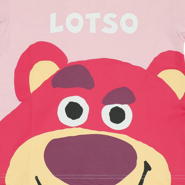 【ベビードール】ロッツォ BIGキャラ Tシャツ 0573K / ベビーサイズ キッズ トップス 半袖 天竺素材 目立つ