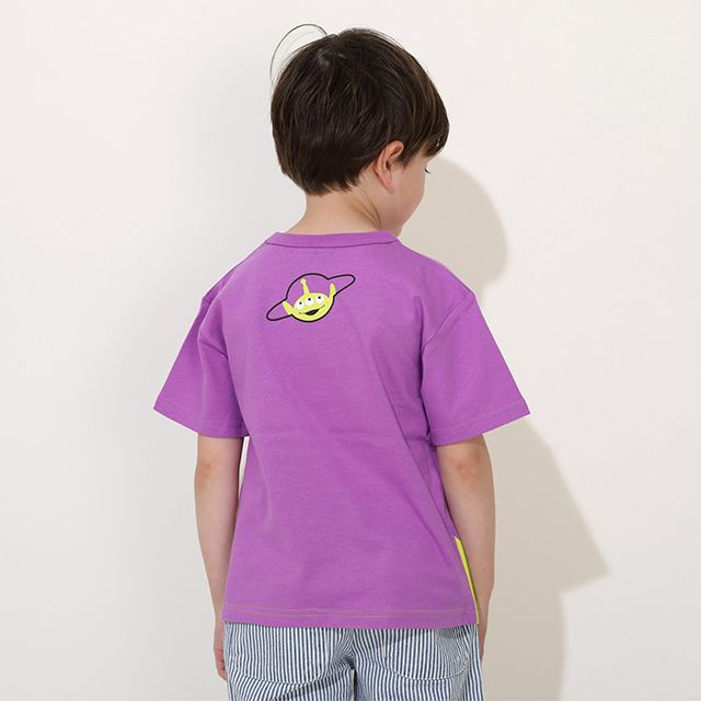 【ベビードール】リトルグリーンメン BIGキャラ Tシャツ 0573K / ベビーサイズ キッズ トップス 半袖 天竺素材 目立つ