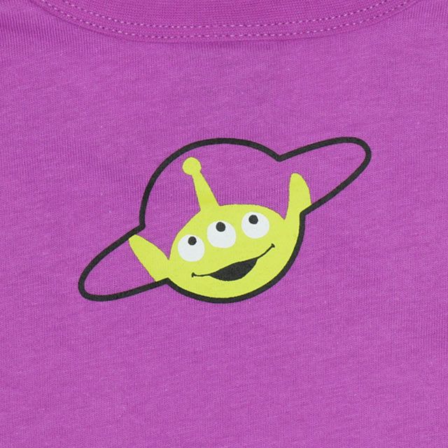 【ベビードール】リトルグリーンメン BIGキャラ Tシャツ 0573K / ベビーサイズ キッズ トップス 半袖 天竺素材 目立つ