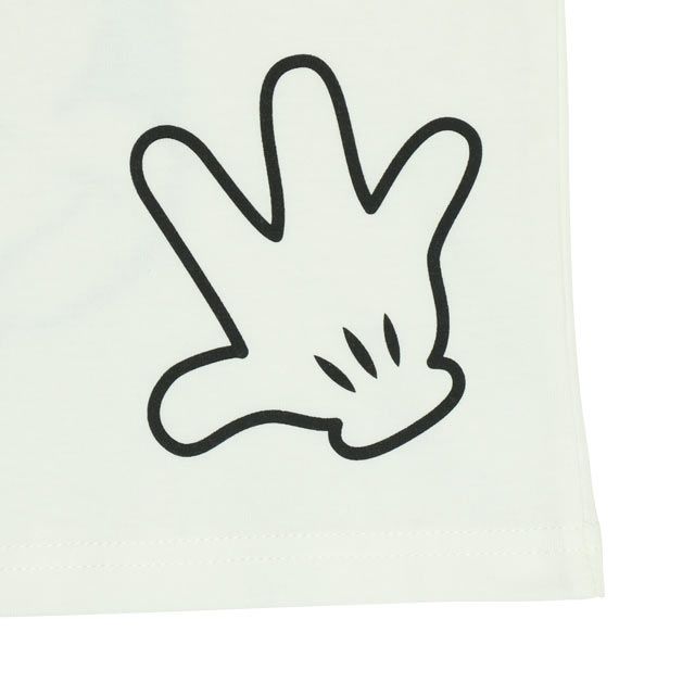 【ベビードール】ミッキー 親子お揃い グラデーションキャラクター Tシャツ 0577K / ベビーサイズ キッズ リンクコーデ ペアルック 親子コーデ トップス 半袖 天竺素材