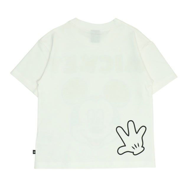 【ベビードール】ミッキー 親子お揃い グラデーションキャラクター Tシャツ 0577K / ベビーサイズ キッズ リンクコーデ ペアルック 親子コーデ トップス 半袖 天竺素材