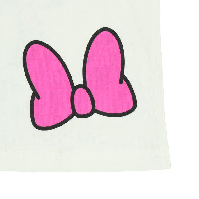 【ベビードール】ミニー 親子お揃い グラデーションキャラクター Tシャツ 0577K / ベビーサイズ キッズ リンクコーデ ペアルック 親子コーデ トップス 半袖 天竺素材