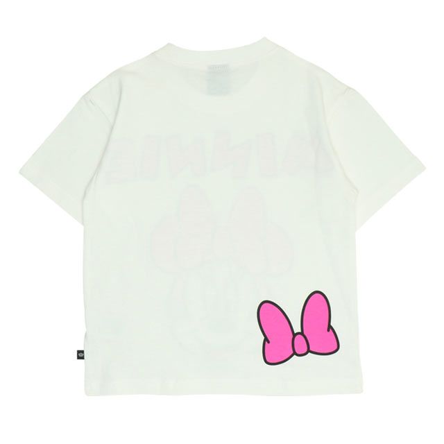 【ベビードール】ミニー 親子お揃い グラデーションキャラクター Tシャツ 0577K / ベビーサイズ キッズ リンクコーデ ペアルック 親子コーデ トップス 半袖 天竺素材
