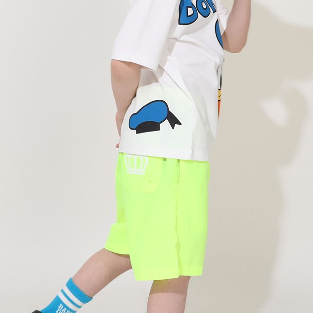 【ベビードール】ドナルド 親子お揃い グラデーションキャラクター Tシャツ 0577K / ベビーサイズ キッズ リンクコーデ ペアルック 親子コーデ トップス 半袖 天竺素材