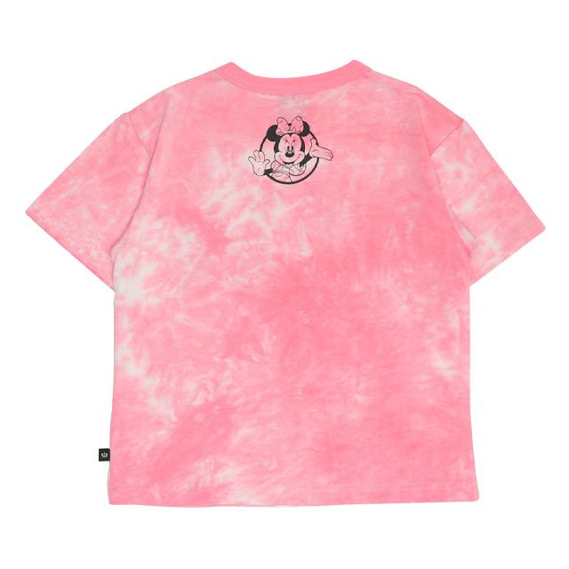 【ベビードール】ミニー タイダイキャラクター Tシャツ 0578K / ベビーサイズ キッズ トップス 半袖 天竺素材
