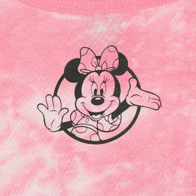 【ベビードール】ミニー タイダイキャラクター Tシャツ 0578K / ベビーサイズ キッズ トップス 半袖 天竺素材