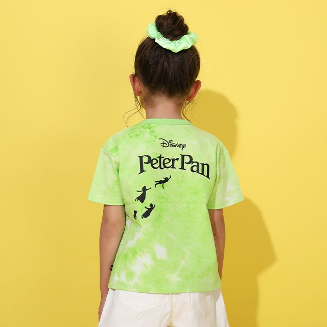 【ベビードール】ティンカーベル タイダイキャラクター Tシャツ 0578K / ベビーサイズ キッズ トップス 半袖 天竺素材