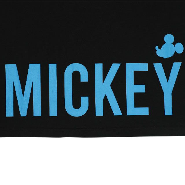 【ベビードール】ミッキー 親子お揃い ヒョウ柄キャラクター Tシャツ 0581A / 大人 ユニセックス 男女兼用 リンクコーデ ペアルック 親子コーデ トップス 半袖 天竺素材 一部ラメプリント