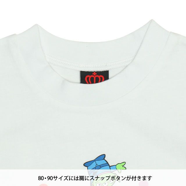 【ベビードール】親子お揃い トイ・ストーリー パズルキャラクターTシャツ 0623K / ウッディ ジェシー リトルグリーンメン ベビーサイズ キッズ リンクコーデ ペアルック 親子コーデ トップス 半袖 クルーネック カットソー 天竺素材