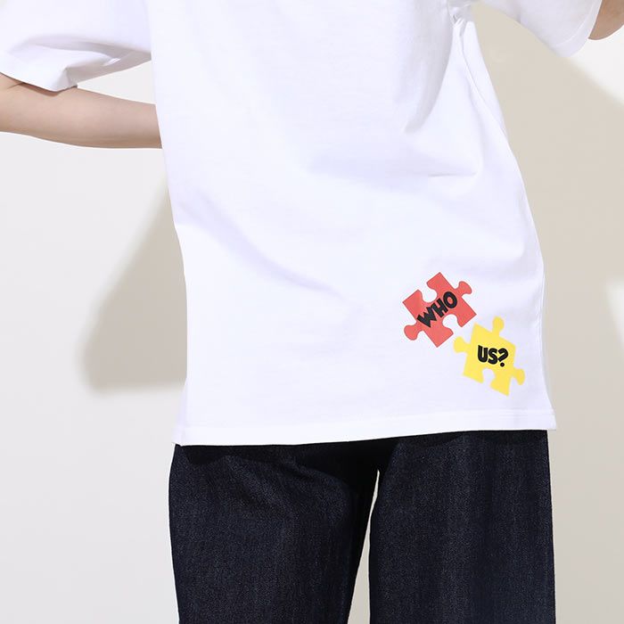 【ベビードール】親子お揃い トイ・ストーリー パズルキャラクターTシャツ 0623A / ウッディ ジェシー リトルグリーンメン 大人 ユニセックス 男女兼用 リンクコーデ ペアルック 親子コーデ トップス 半袖 クルーネック カットソー 天竺素材