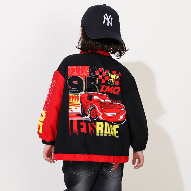 【ベビードール】カーズ 【合体】ウインドブレーカー 0715K / ベビーサイズ キッズ トップス 長袖 アウター 羽織り ブルゾン 撥水加工 ライトに反射する 別売のボアアウターとドッキング（合体）して冬でも大活躍