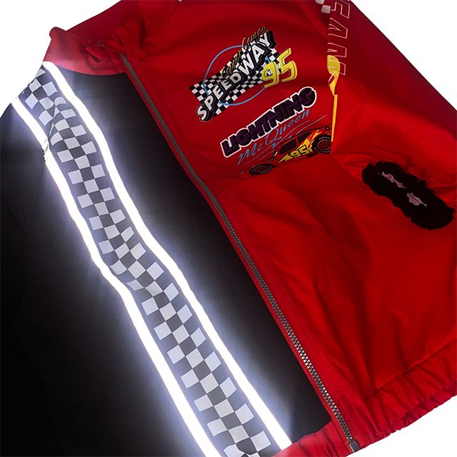 【ベビードール】カーズ 【合体】ウインドブレーカー 0715K / ベビーサイズ キッズ トップス 長袖 アウター 羽織り ブルゾン 撥水加工 ライトに反射する 別売のボアアウターとドッキング（合体）して冬でも大活躍