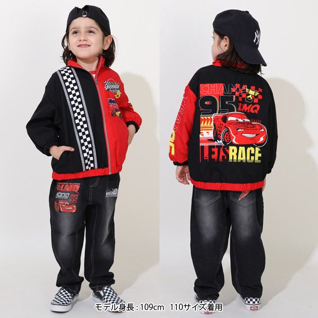 【ベビードール】カーズ 【合体】ウインドブレーカー 0715K / ベビーサイズ キッズ トップス 長袖 アウター 羽織り ブルゾン 撥水加工 ライトに反射する 別売のボアアウターとドッキング（合体）して冬でも大活躍