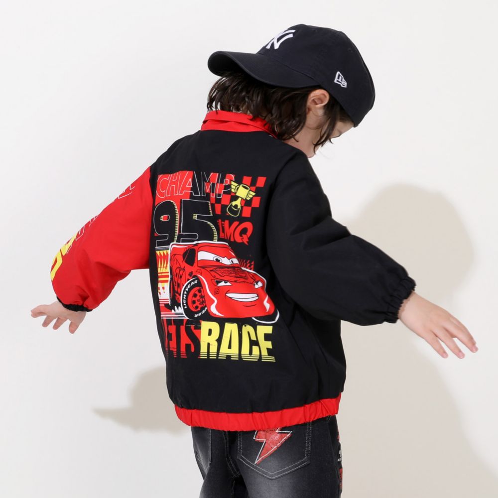 【ベビードール】カーズ 【合体】ウインドブレーカー 0715K / ベビーサイズ キッズ トップス 長袖 アウター 羽織り ブルゾン 撥水加工 ライトに反射する 別売のボアアウターとドッキング（合体）して冬でも大活躍