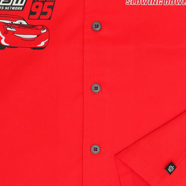 【ベビードール】カーズ シャツレイヤードロンT 0717K / ベビーサイズ キッズ トップス 半袖 開襟 シャツ 長袖 Tシャツ レイヤード風 春秋冬