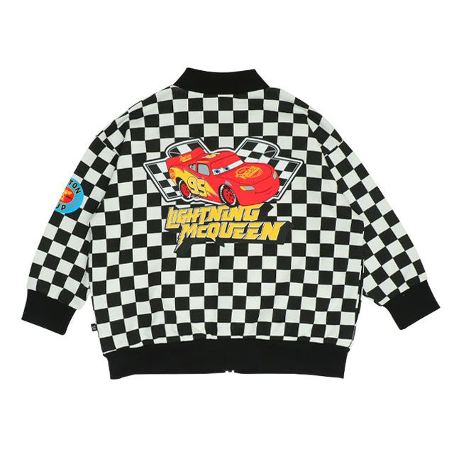 【ベビードール】カーズ スウェットジャケット 0718K / ベビーサイズ キッズ トップス 長袖 アウター 羽織り ブルゾン ポケットあり 春秋冬