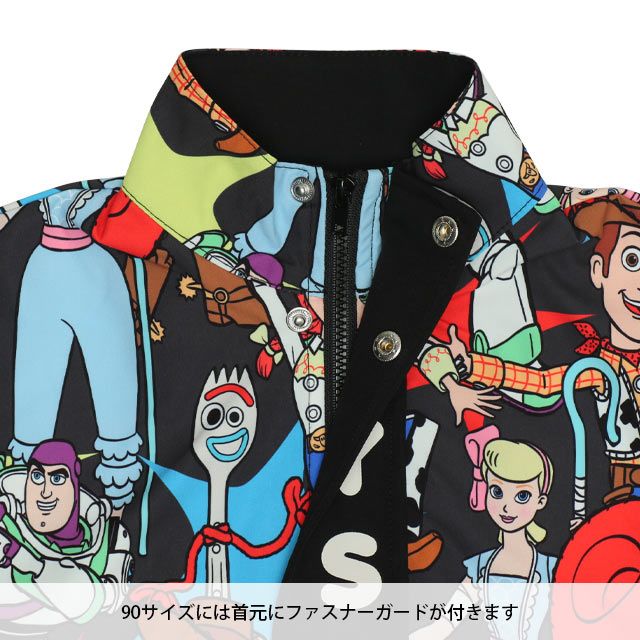 【ベビードール】トイ・ストーリー 【合体】ウィンドブレーカー 0724K / ベビーサイズ キッズ トップス 長袖 アウター 羽織り ブルゾン 撥水加工 別売のボアアウターとドッキング（合体）して冬でも大活躍