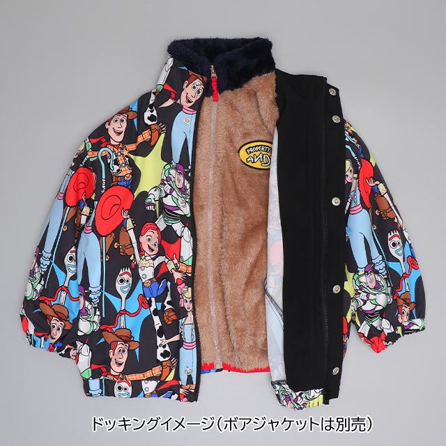 【ベビードール】トイ・ストーリー 【合体】ウィンドブレーカー 0724K / ベビーサイズ キッズ トップス 長袖 アウター 羽織り ブルゾン 撥水加工 別売のボアアウターとドッキング（合体）して冬でも大活躍