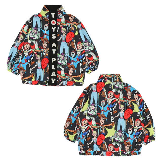 【ベビードール】トイ・ストーリー 【合体】ウィンドブレーカー 0724K / ベビーサイズ キッズ トップス 長袖 アウター 羽織り ブルゾン 撥水加工 別売のボアアウターとドッキング（合体）して冬でも大活躍
