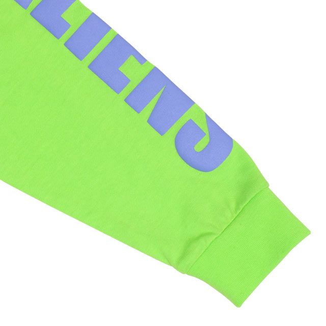 【ベビードール】バズ リトルグリーンメン 切り替えキャラクターロンT 0726K / ベビーサイズ キッズ トップス 長袖 Tシャツ クルーネック カットソー 天竺素材