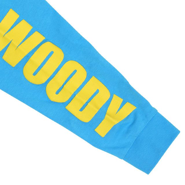 【ベビードール】ウッディ ジェシー 切り替えキャラクターロンT 0726K / ベビーサイズ キッズ トップス 長袖 Tシャツ クルーネック カットソー 天竺素材 ブルズアイ