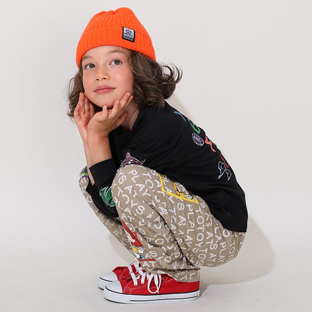 【ベビードール】トイ・ストーリー 抜染キャラクターデニムロングパンツ 0727K / ベビーサイズ キッズ ボトムス 長ズボン ジーパン ジーンズ テーパードパンツ ウエスト総ゴム ゴム穴付き ゆったり 楽ちん ウッディ バズ ジェシー リトルグリーンメン