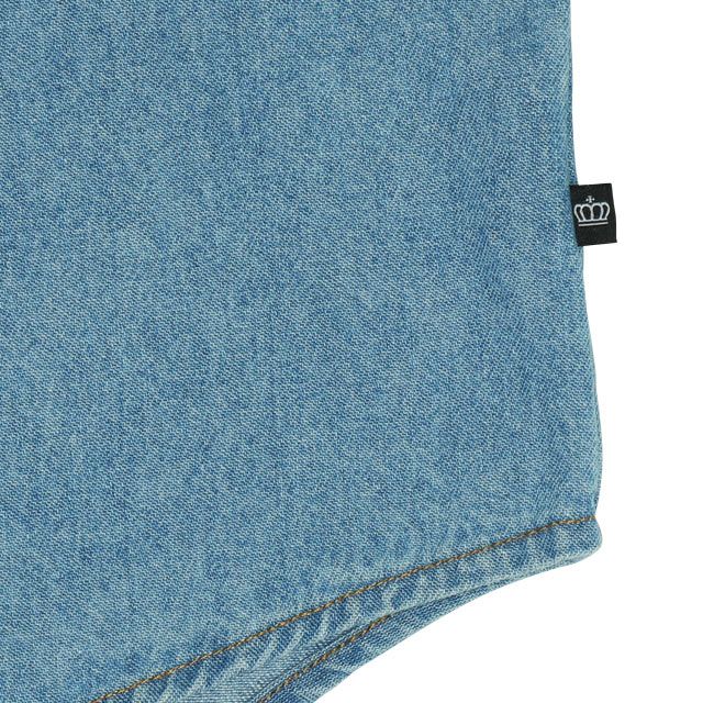 【ベビードール】ウッディ バズ 親子お揃い キャラクター刺繍シャツ 0732A / 大人 ユニセックス 男女兼用 リンクコーデ ペアルック 親子コーデ トップス 長袖 デニムシャツ 羽織り