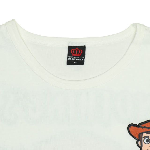 【ベビードール】バズ 親子お揃い 重ね着風ロンT 0733A / 大人 ユニセックス 男女兼用 リンクコーデ ペアルック 親子コーデ トップス 長袖 クルーネック カットソー レイヤード風 天竺素材 ボーダー