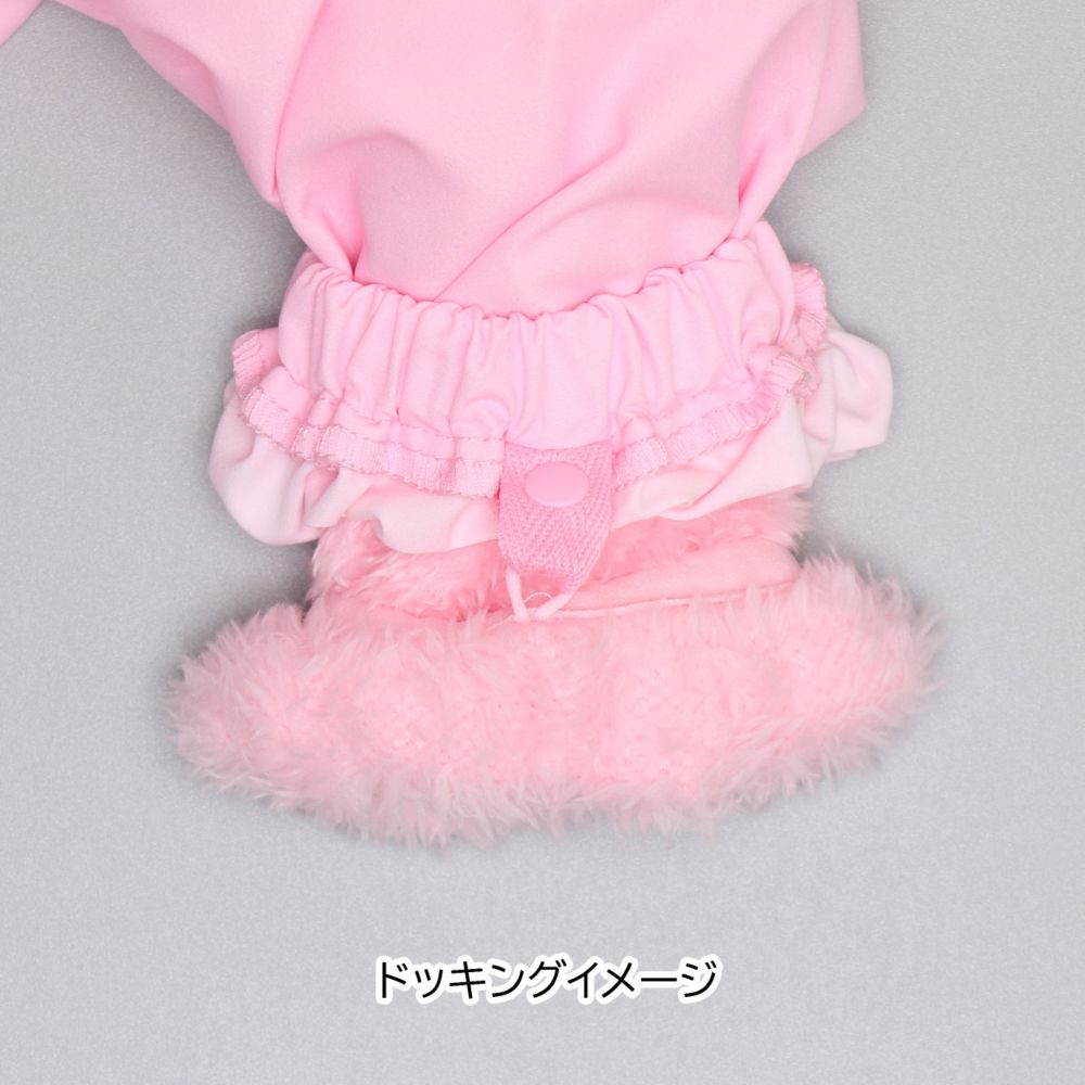 【ベビードール】ミニー BIGキャラクター【合体】ウインドブレーカー 0761K / ベビーサイズ キッズ トップス 長袖 アウター 羽織り ブルゾン 撥水加工 別売のボアアウターとドッキング（合体）して冬でも大活躍