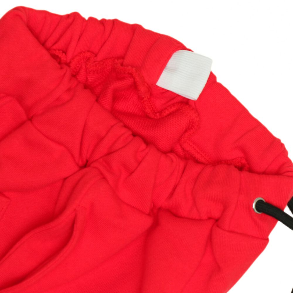 【ベビードール】ミッキー キャラクターロングパンツ 0766K / ベビーサイズ キッズ ボトムス 長ズボン スウェット ゆったり ウエスト総ゴム ゴム穴付き スピンドル紐あり