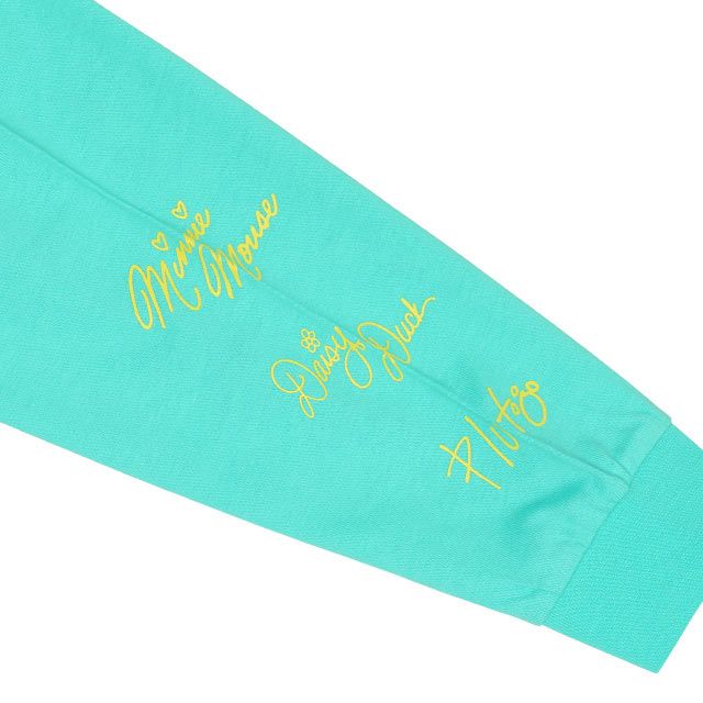 【ベビードール】ミッキー＆フレンズ 親子お揃い キャラクター集合ロンT 0767K / ベビーサイズ キッズ トップス 長袖 Tシャツ リンクコーデ ペアルック 親子コーデ 天竺素材