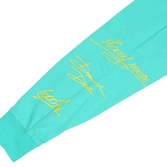 【ベビードール】ミッキー＆フレンズ 親子お揃い キャラクター集合ロンT 0767A / 大人 ユニセックス 男女兼用 リンクコーデ ペアルック 親子コーデ トップス 長袖 Tシャツ 天竺素材