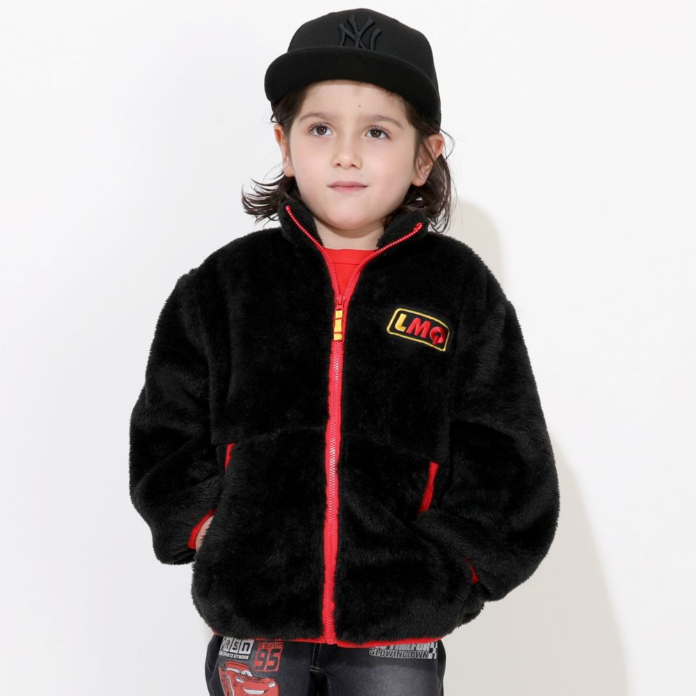 【ベビードール】カーズ 【合体】ボアジャケット 0796K / ベビーサイズ キッズ トップス 長袖 アウター 羽織り ブルゾン もこもこ 別売のウィンドブレーカーとドッキング（合体）してさらにあったか