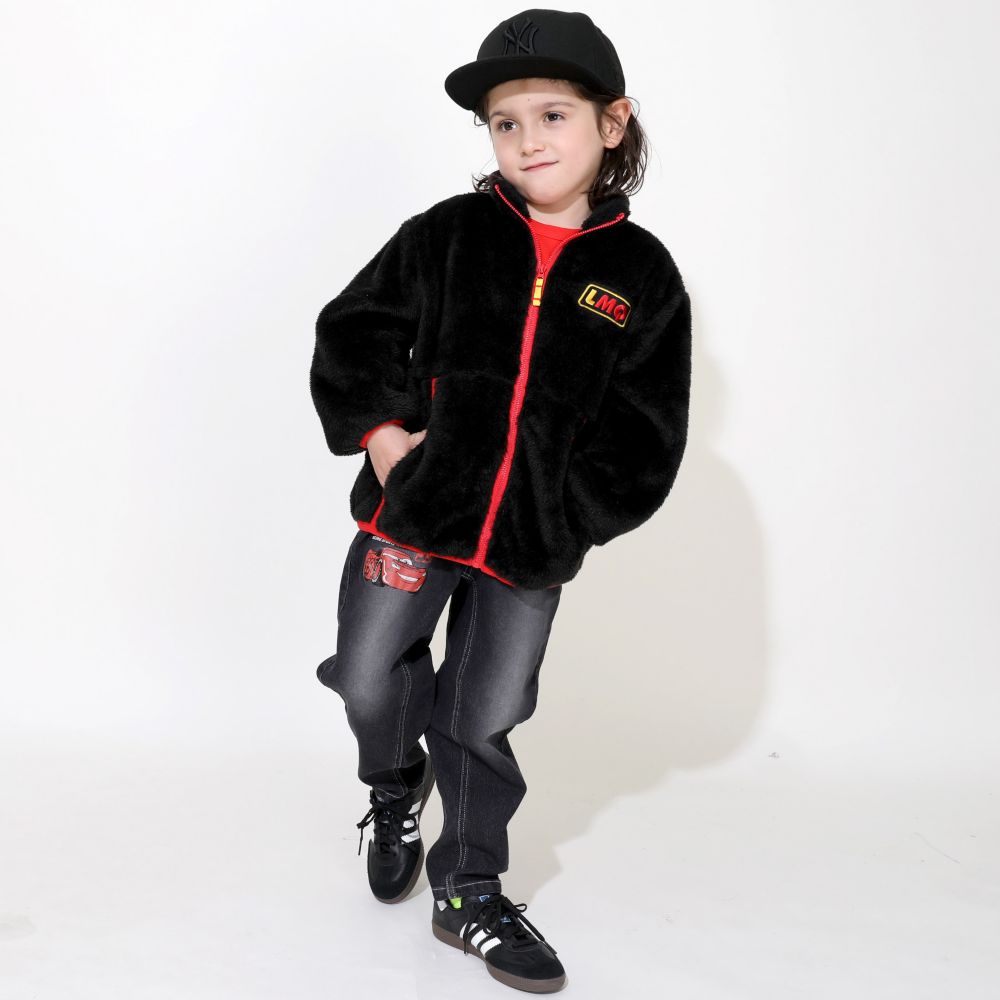 【ベビードール】カーズ 【合体】ボアジャケット 0796K / ベビーサイズ キッズ トップス 長袖 アウター 羽織り ブルゾン もこもこ 別売のウィンドブレーカーとドッキング（合体）してさらにあったか