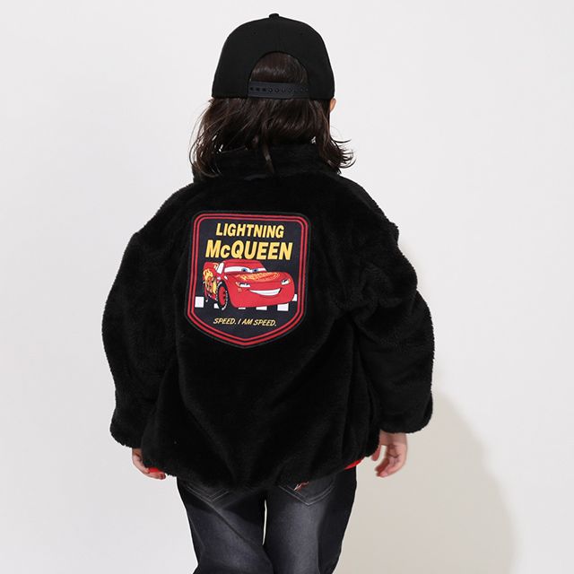 【ベビードール】カーズ 【合体】ボアジャケット 0796K / ベビーサイズ キッズ トップス 長袖 アウター 羽織り ブルゾン もこもこ 別売のウィンドブレーカーとドッキング（合体）してさらにあったか