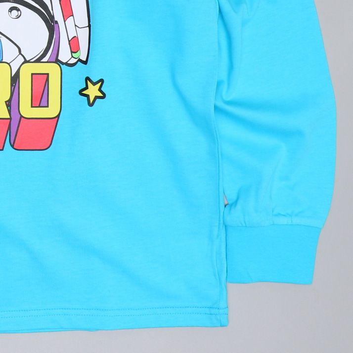 【ベビードール】バズ 親子お揃い ポップキャラクターロンT 0826A / 大人 ユニセックス 男女兼用 リンクコーデ ペアルック 親子コーデ トップス 長袖 Tシャツ クルーネック カットソー 天竺素材