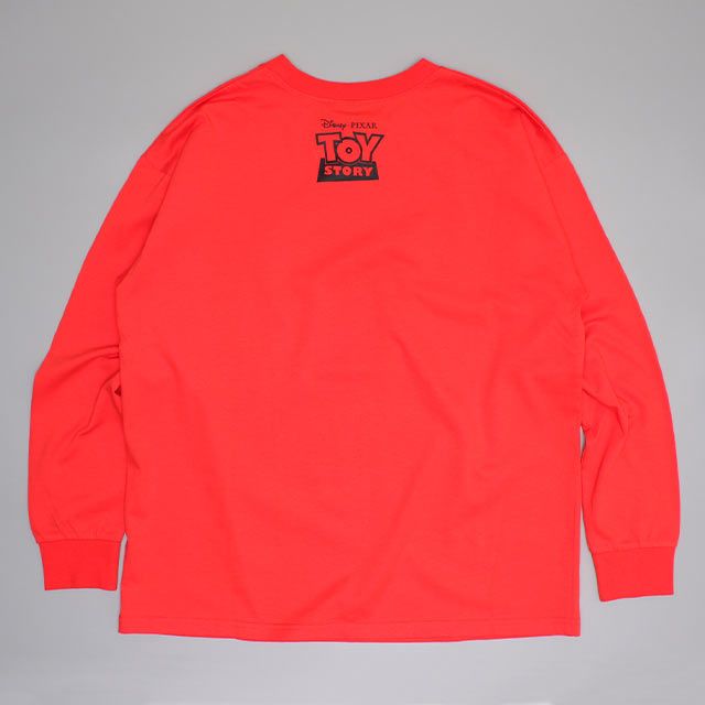 【ベビードール】ウッディ 親子お揃い ポップキャラクターロンT 0826A / 大人 ユニセックス 男女兼用 リンクコーデ ペアルック 親子コーデ トップス 長袖 Tシャツ クルーネック カットソー 天竺素材