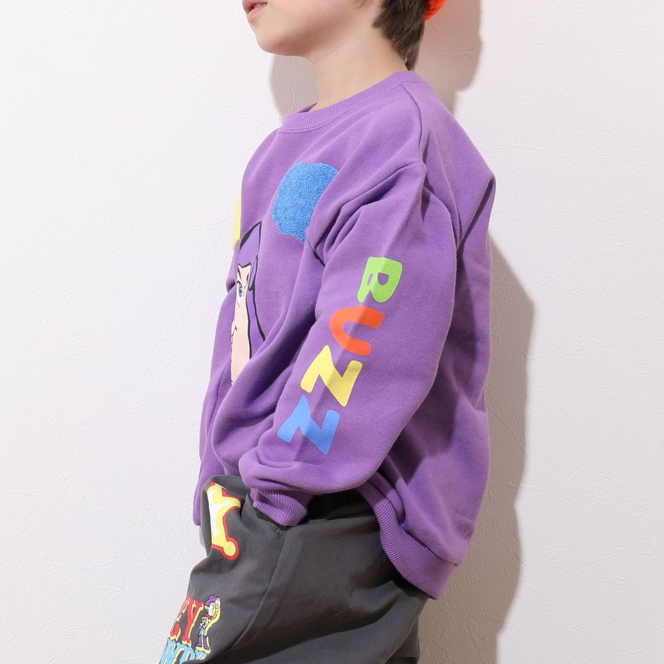 【ベビードール】バズ キャラクターサガラロゴトレーナー 0828K / ベビーサイズ キッズ トップス 長袖 スウェット プルオーバー 春秋冬