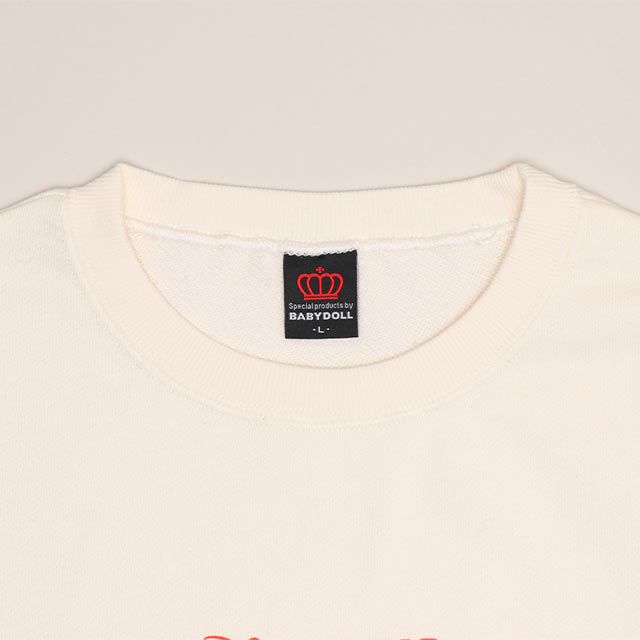 【ベビードール】ウッディ バズ 親子お揃い 袖キャラクタートレーナー 0834A / 大人 ユニセックス 男女兼用 トップス 長袖 スウェット クルーネック リンクコーデ ペアルック 親子コーデ