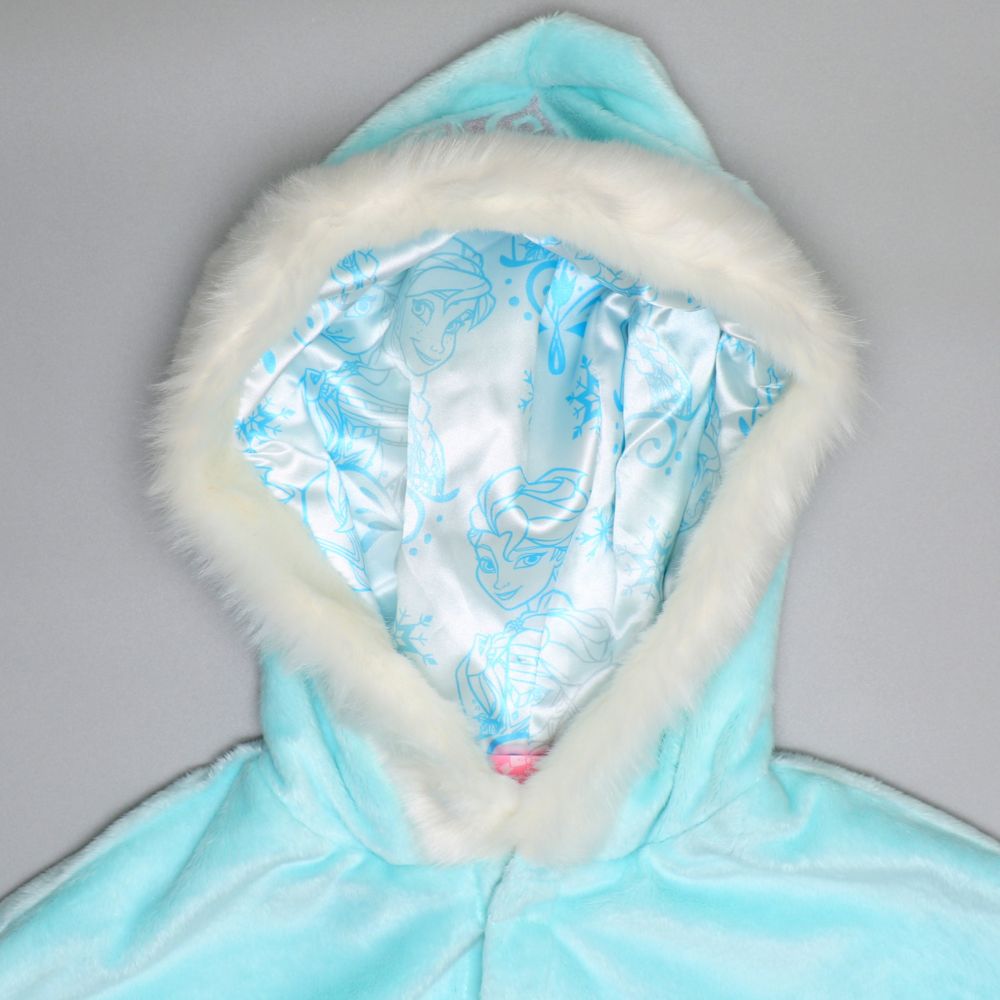 【ベビードール】アナ エルサ プリンセス / ケープ 1230K / ベビーサイズ キッズサイズ トップス アウター ポンチョ マント 羽織り フード付き ふわふわ もこもこ あったか 防寒