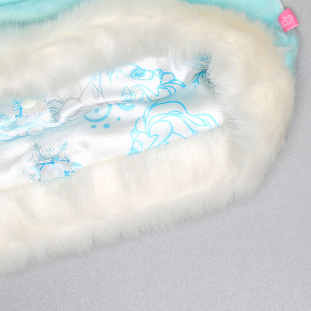 【ベビードール】アナ エルサ プリンセス / ケープ 1230K / ベビーサイズ キッズサイズ トップス アウター ポンチョ マント 羽織り フード付き ふわふわ もこもこ あったか 防寒