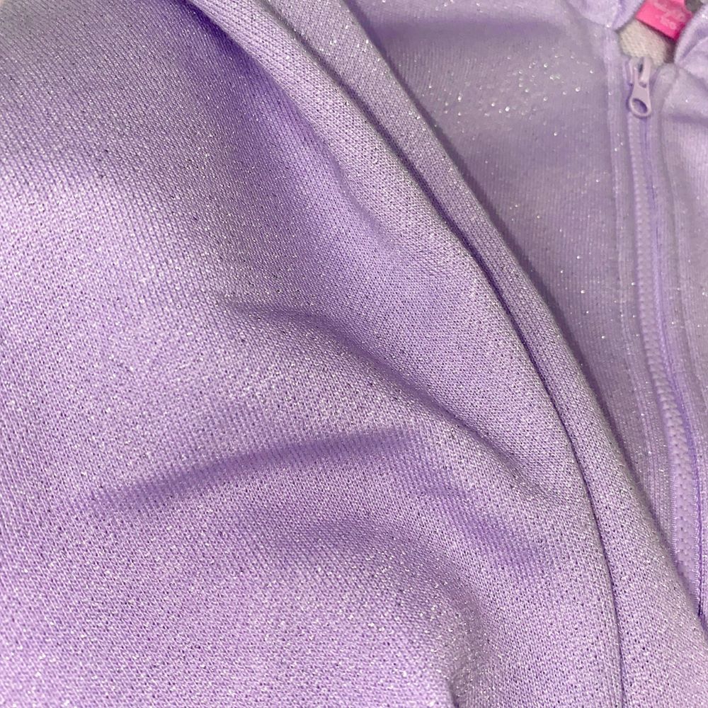 【ベビードール】ベル プリンセス / ラメジップパーカー 0864K / キッズ ベビーサイズ 長袖 ライトアウター 羽織り スウェット パーカー ラメ ラインストーン キラキラ フリル ボリューム袖 カンガルーポケット シワになりにくい ガーリー