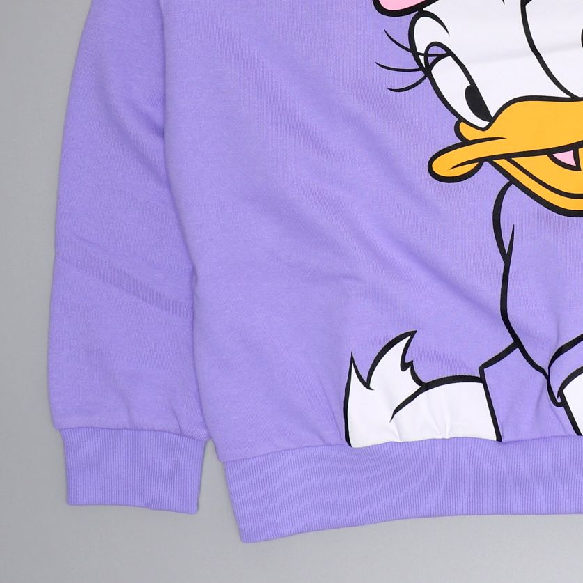 【ベビードール】デイジー 親子お揃い BIGフェイストレーナー 0897A / 大人 ユニセックス 男女兼用 リンクコーデ ペアルック 親子コーデ トップス 長袖 クルーネック スウェット