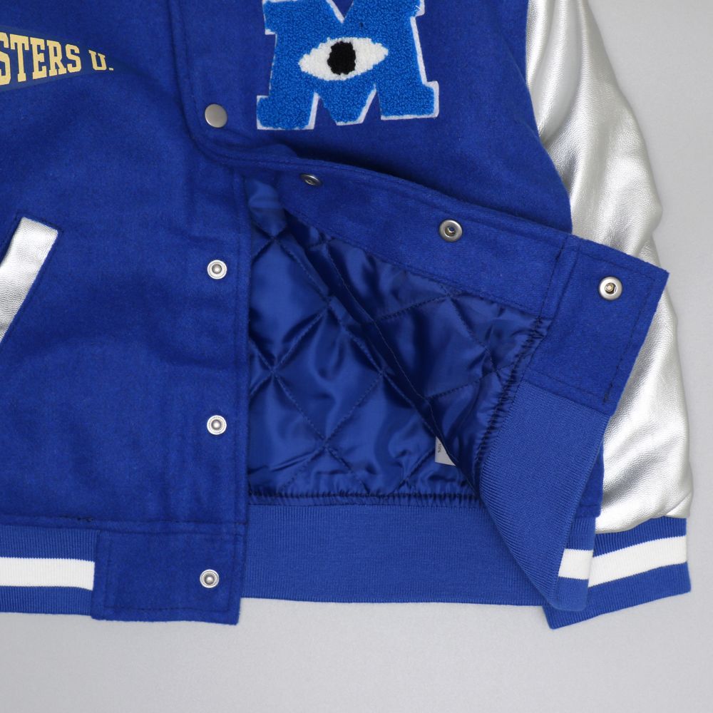 【ベビードール】モンスターズ・ユニバーシティ 親子お揃い スタジャン 0899K / ベビーサイズ キッズ リンクコーデ ペアルック 親子コーデ トップス 長袖 アウター ジャンパー ジャケット ブルゾン 羽織り 中綿入り