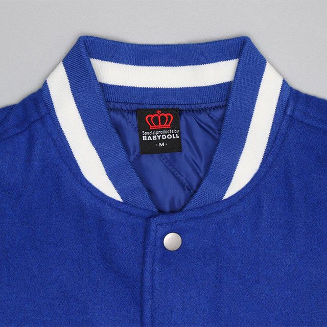 【ベビードール】モンスターズ・ユニバーシティ 親子お揃い スタジャン 0899A / 大人 ユニセックス 男女兼用 リンクコーデ ペアルック 親子コーデ トップス 長袖 アウター ジャンパー ジャケット ブルゾン 羽織り 中綿入り