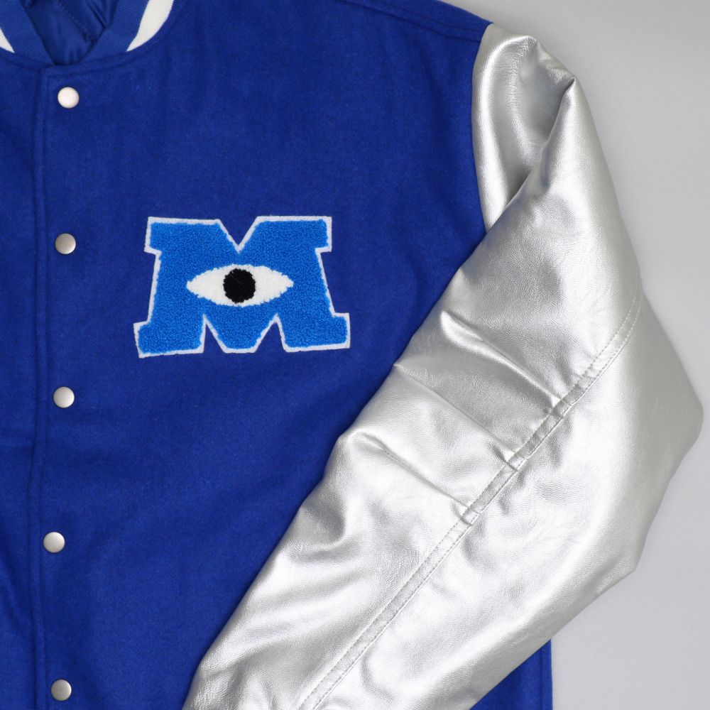 【ベビードール】モンスターズ・ユニバーシティ 親子お揃い スタジャン 0899A / 大人 ユニセックス 男女兼用 リンクコーデ ペアルック 親子コーデ トップス 長袖 アウター ジャンパー ジャケット ブルゾン 羽織り 中綿入り