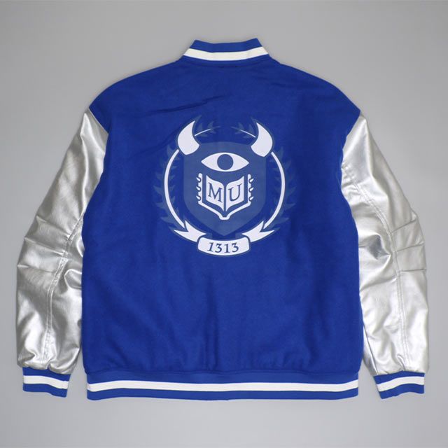 【ベビードール】モンスターズ・ユニバーシティ 親子お揃い スタジャン 0899A / 大人 ユニセックス 男女兼用 リンクコーデ ペアルック 親子コーデ トップス 長袖 アウター ジャンパー ジャケット ブルゾン 羽織り 中綿入り