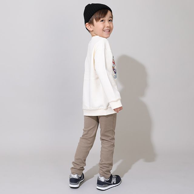 【ベビードール】ミッキー＆フレンズ 親子お揃い キャラクタートレーナー 0902K / ベビーサイズ キッズ リンクコーデ ペアルック 親子コーデ トップス 長袖 プルオーバー 春秋冬