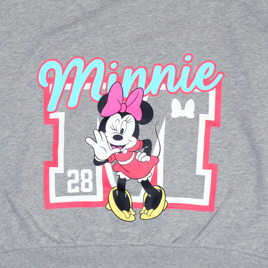 【ベビードール】ミニー 親子お揃い サガラワッペンジップパーカー 0904A / 大人 ユニセックス 男女兼用 リンクコーデ ペアルック 親子コーデ トップス 長袖 パーカー 羽織り アウター スウェット カンガルーポケット